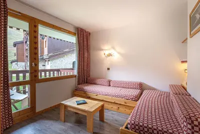 Image de Studio ski-in/ski-out, balcon sud, cuisine équipée, 4 pers, animaux ok