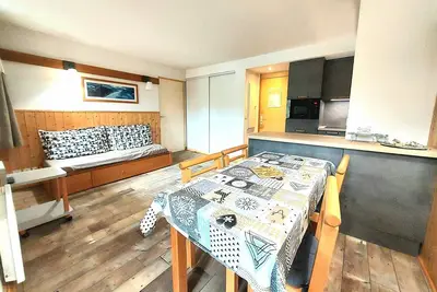 Image de Charmant appart 5 pers, accès piscine, parking, Plagne 1800