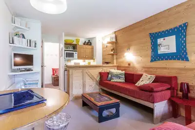 Image de Studio confortable proche des pistes avec terrasse aux Avanchers-Valmorel