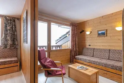 Image de Studio divisible 4pers, au pied des pistes, animaux admis - Valmorel