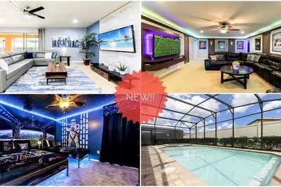 Image de ** Lake Front ** Villa de luxe 8br \/ 6ba avec piscine \/ Spa - Lake Front!