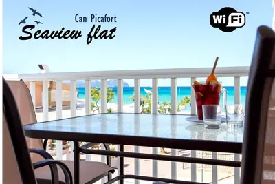 Image de Appartement Can Picafort en première ligne. 6 pers. Wifi A / C Terrasse face à la mer. 75m2