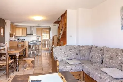Image de Chalet 6 pièces sur les pistes à La Plagne, 10 pers, garage, balcon, ensoleillé, ski-in/ski-out