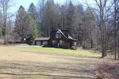 Image de Chalet de montagne de luxe isolé près du centre-ville de Fayetteville