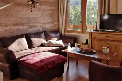 Image de Duplex de charme vue sur le domaine de Valmorel - Départ Retour skis aux pieds