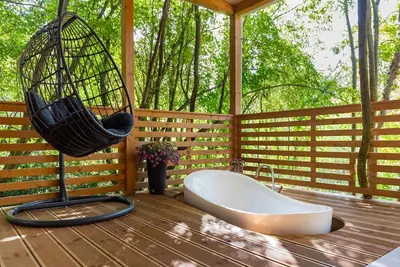 Image de Maison de vacances privée avec climatisation, Wifi, Tv, terrasse, animaux admis, parking