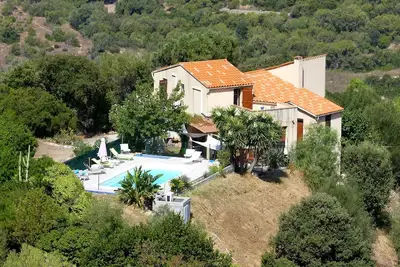 Image de Villa Hauteurs d' Ajaccio sur 9500 m2 de Terrain - Piscine privée - Salario -