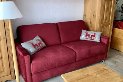 Image de CabourgB Tout confort 34 m² balcon sud pied des pistes 2 alpes 4\/5 pers. Parking