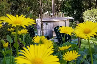 Image de Bienvenue au studio du pèlerinage sacré avec vue sur le jardin