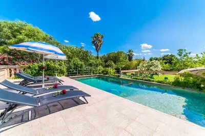 Maison de campagne à Pollensa Can Roig avec piscine.
