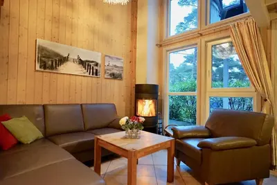 Image de Maison de Vacances de Luxe Près de la Plage, Bain à Remous, Sauna, Internet, Cheminée Incl. Bois de Chauffage
