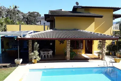 Maison Cote De Sun-Bertioga 3 Suites 3wc 2 Lavabo- 200 Mts Plage \/ Wifi