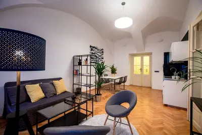 Image de Appartement luxueux de 1 chambre à coucher de Charles Songs par le pont de Charles et le château de Prague.