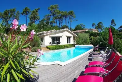 Image de Pyla Sur Mer Villa  Individuelle Moderne 7 Pc  Piscine- Chauffee S/O 8 A 10 Pers
