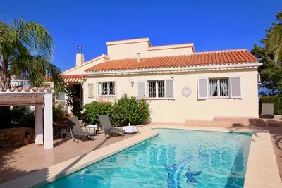 Image de Villa avec vue sur la mer, air conditionné et piscine Marquesa CaMar 4 personnes