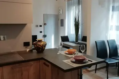 Image de Santa Croce. Bel appartement avec une loggia sur les toits