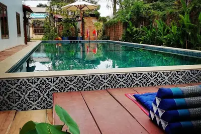 Image de Angkor Dino B & B, Villa PRIVÉE Avec Piscine De 8 Chambres + Bf + Pick Up + 6 Mn De La Rue Pub