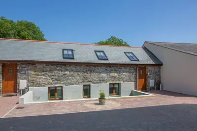 Image de Hendra Retreat (Salle de traite), Animaux admis, moderne, près de Tintagel & Port Isaac
