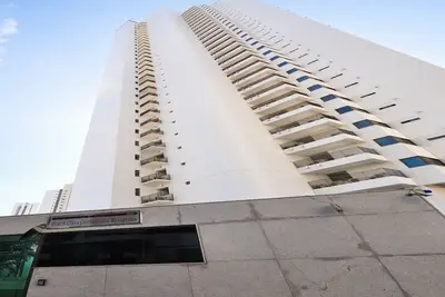 Nouvel appartement de luxe à Boa Viagem au 22ème étage, à 150 mètres de la mer et des services