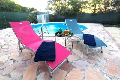 Image de Maison vacance créole individuelle avec piscine et au calme