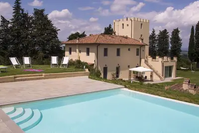 Image de Villa La Torre à Montespertoli Fi, Appartement Torre 3 chambres 6 lits