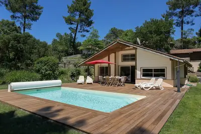 Image de Nager dans votre piscine privée | Villa proche golf à Moliets