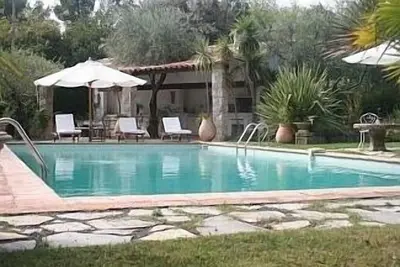 Image de Maison provençale, piscine privative, vue sur mer