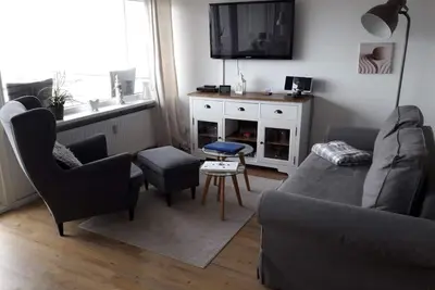 Image de Emplacement direct sur la plage avec vue sur la mer, appartement avec balcon ensoleillé