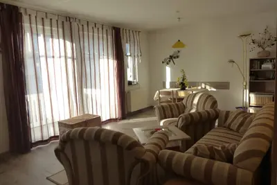 Image de central, à 300m de la plage, rénové en 2015, Appartement Strandschlösschen Ii, WiFi