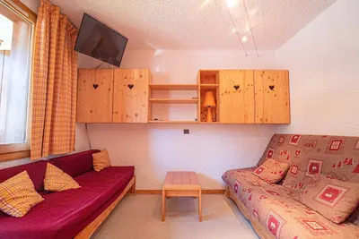 Image de 2 pièces au centre de Valmorel avec balcon, proche commerces et remontées mécaniques