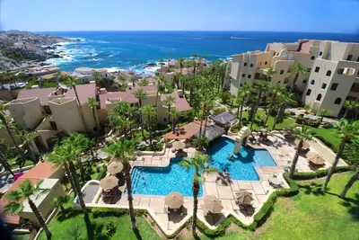 Image de Beau grand 2 chambres donnant sur la mer Cortez et la piscine
