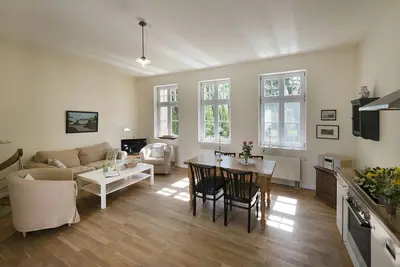 Image de Appartement 2 sur RĂĽgen in Gut Grubnow directement sur l'eau pour 4 personnes