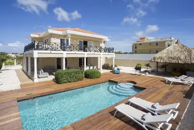 Image de Villa Vista Curacao - Villa de première classe avec vue sur la mer, Palapalounge, piscine et plage