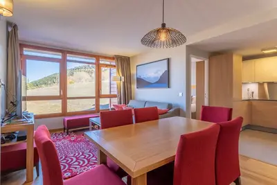 Image de Appartement cosy 4 pièces avec piscine, spa et parking aux Arcs 1800