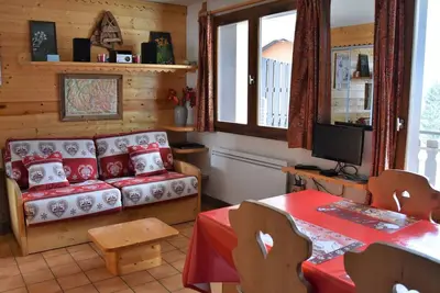 Image de Appartement cosy et lumineux - 4 pers, balcon sud, départ skis aux pieds, proche centre et pistes