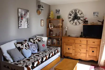 Image de Appartement cosy avec grand balcon plein sud en centre-ville, proche commerces et téléphérique