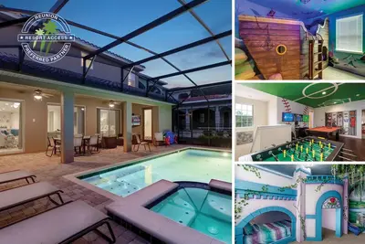 Palmes de sérénité | Luxueuse villa de 9 chambres avec vue sur la conservation et salles de jeux