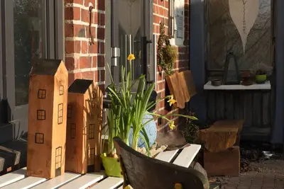 Image de Une pause dans la campagne avec le chien entre Flensburg et Sylt