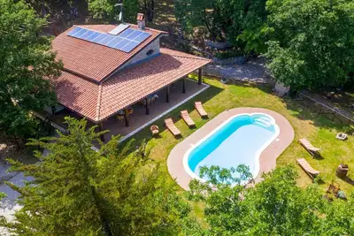 Image de Maison de vacances privée avec climatisation, piscine privée, Wifi, Tv, patio, vue panoramique