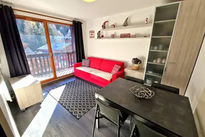 Image de Appartement cocooning 4\/6 pers, coeur station, proche pistes et commodités