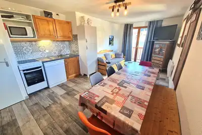 Image de Bel Appartement 4 Pièces pour 8, Près des Pistes à Valfréjus