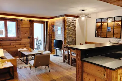 Image de Appartement cosy avec piscine, spa et salle de sport, pied de pistes, 4-6 pers.