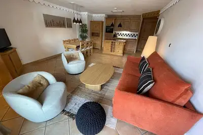 Image de Appartement 6 pers avec piscine, spa et parking - Pied de pistes