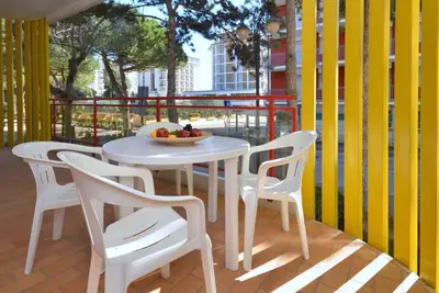 Appartement de vacances avec climatisation et balcon