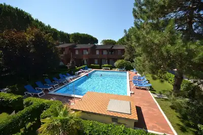 Appartement de vacances avec balcon et jardin