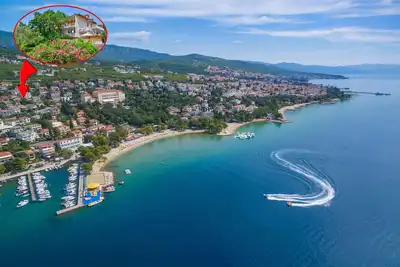 Appartement de vacances avec terrasse et vue sur la mer