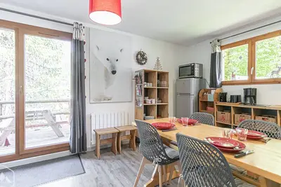 Image de Magnifique T3 rénové 4-6 pers avec terrasse, pied des pistes, wifi gratuit, équipements complets