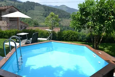 Maison de vacances avec piscine privée, climatisation, Wifi, Tv, terrasse, près de Lucques