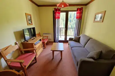 Image de T2 pour 4 personnes, à 30m des pistes et des commerces, Valfréjus