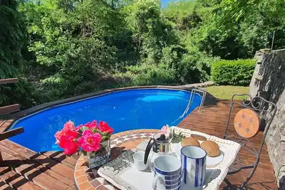 Image de Maison de vacances privée avec Wifi, piscine privée, Tv, terrasse, animaux admis, parking